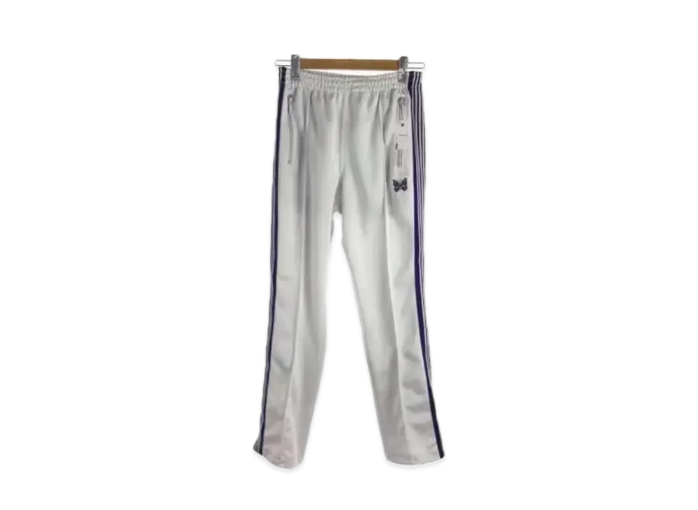 Needles Narrow Track Pant "White"