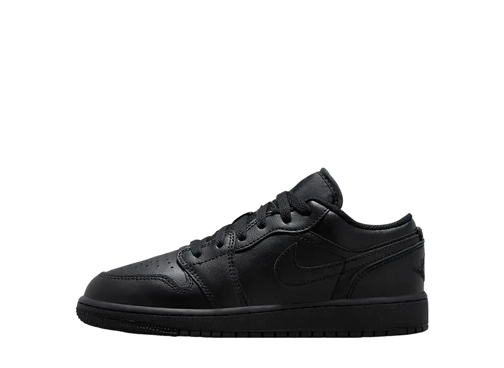 ナイキ GS エアジョーダン1 ロー "トリプルブラック" (キッズ)