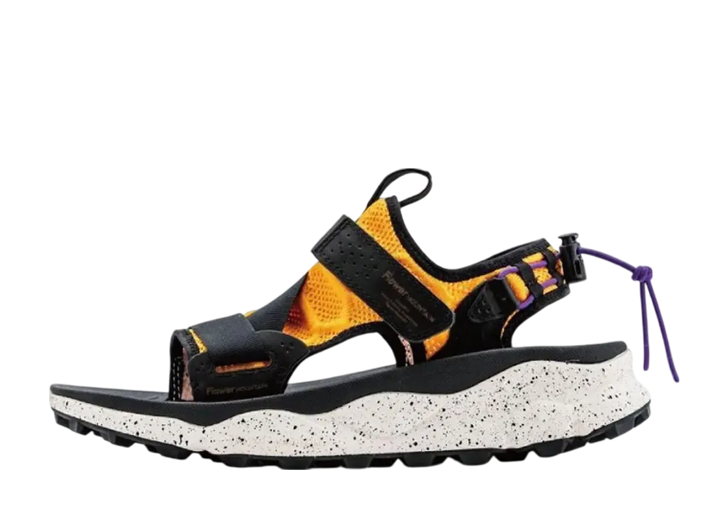 フラワーマウンテン スカ サンダル "イエロー"