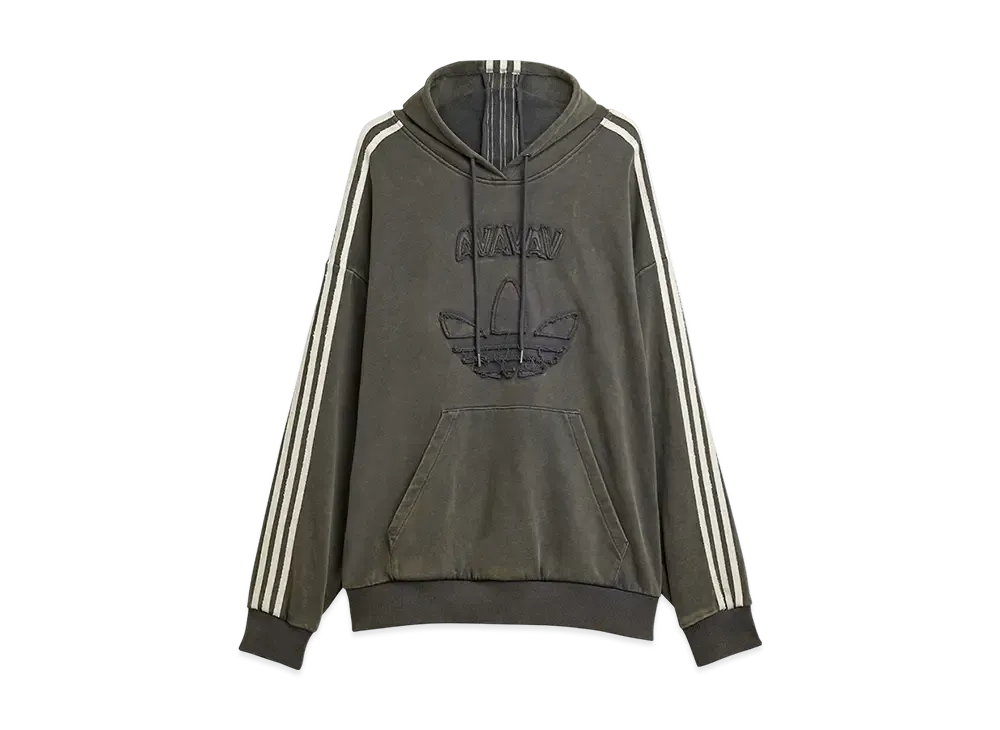 adidas x Avavav Shoulderless Hoodie "Carbon"