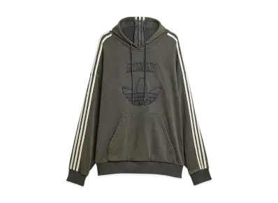 adidas x Avavav Shoulderless Hoodie "Carbon"