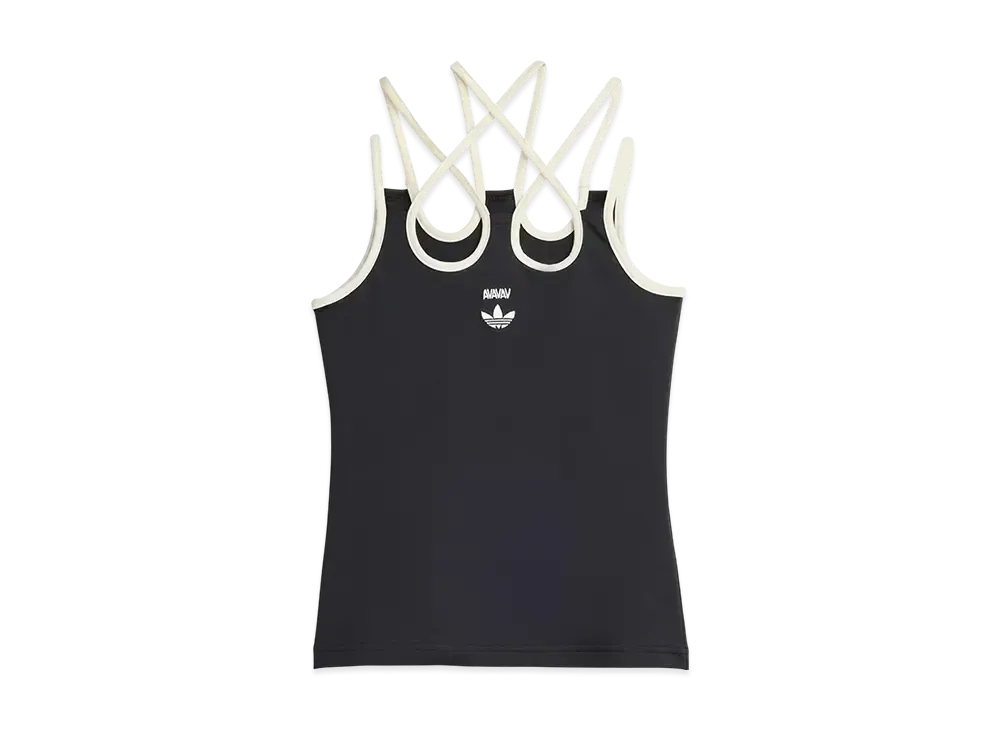 アディダス x アヴァヴァヴ ストラップ タンクトップ "ブラック"