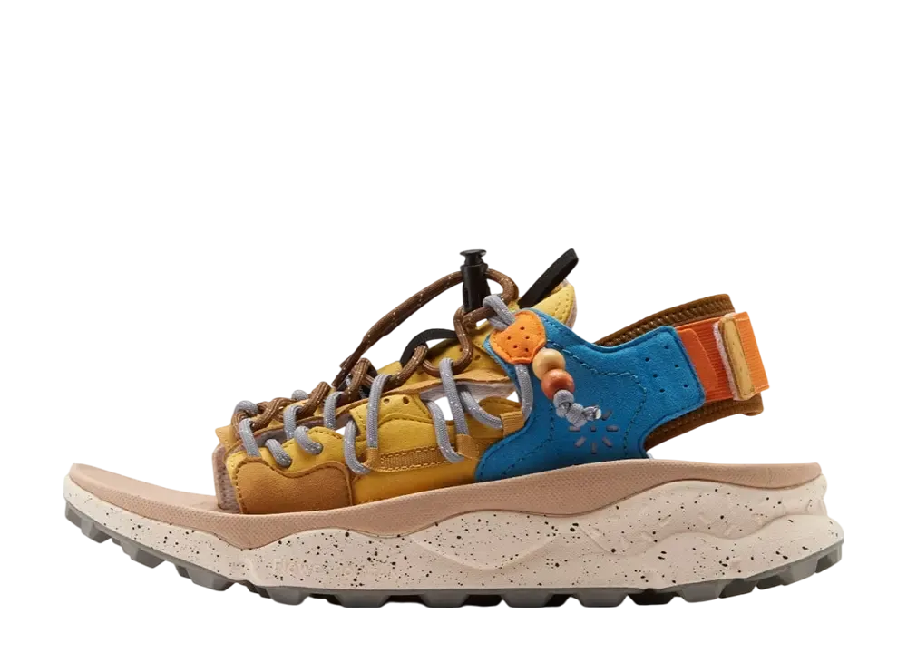 Flower MOUNTAIN PUMA PUNKU "Mustard/Blue"