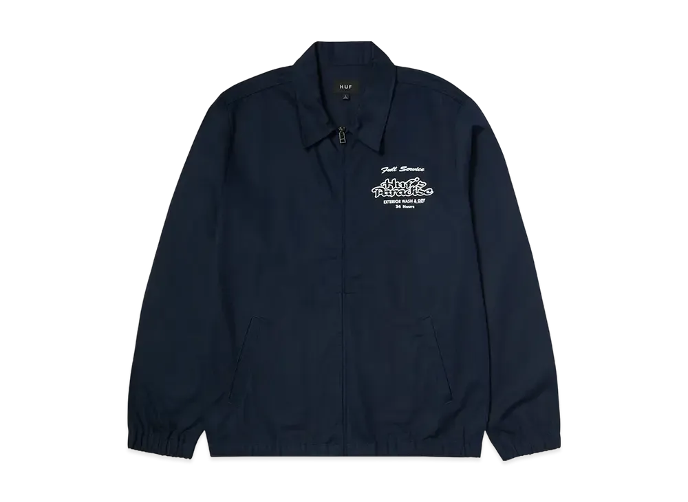 HUF Summer 25 Full Service Shop Jacket "Navy"