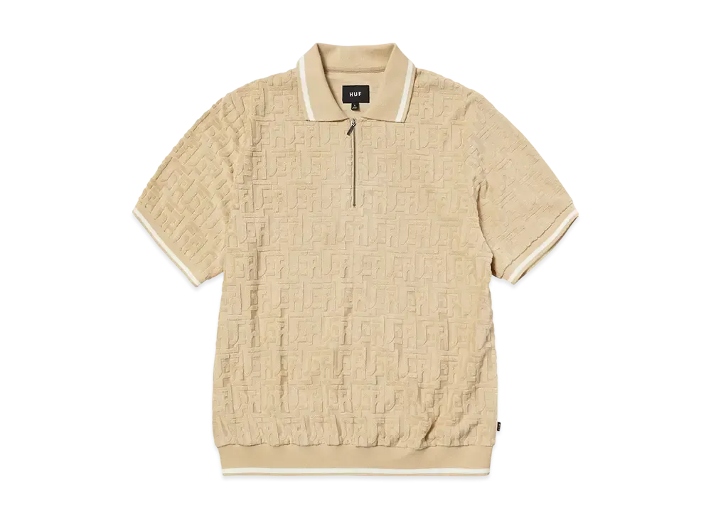 HUF Summer 25 Tether Jacquard Terry Top "Twill"