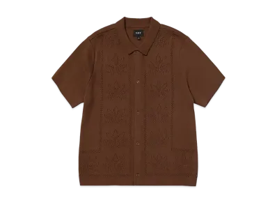 HUF Summer 25 Plantlife Perforated Knit Top "Sierra"