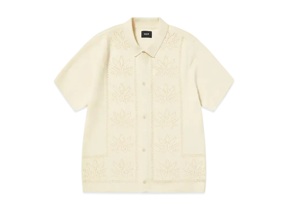 HUF Summer 25 Plantlife Perforated Knit Top "Natural"