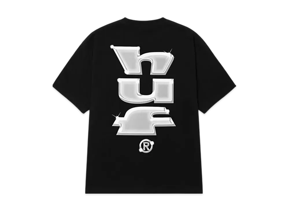 HUF Summer 25 Megachrome Tee "Black"
