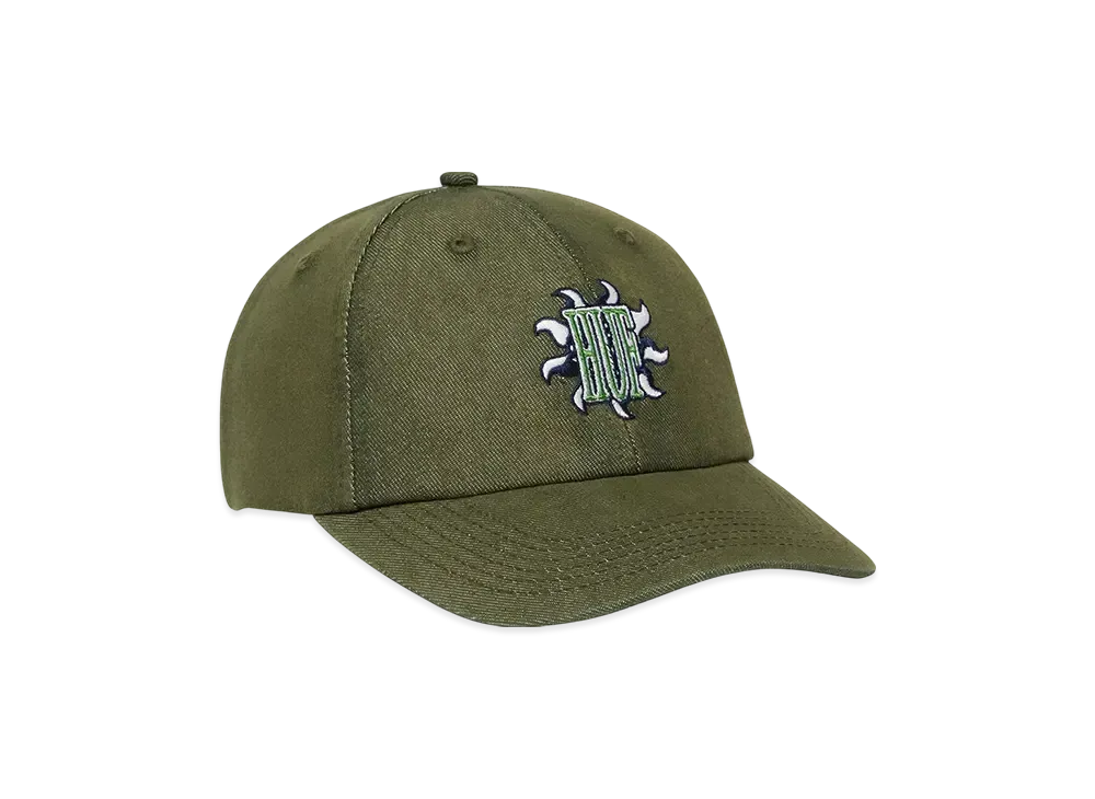 HUF Summer 25 Apollo Denim 6 Panel CV Hat "Thyme"