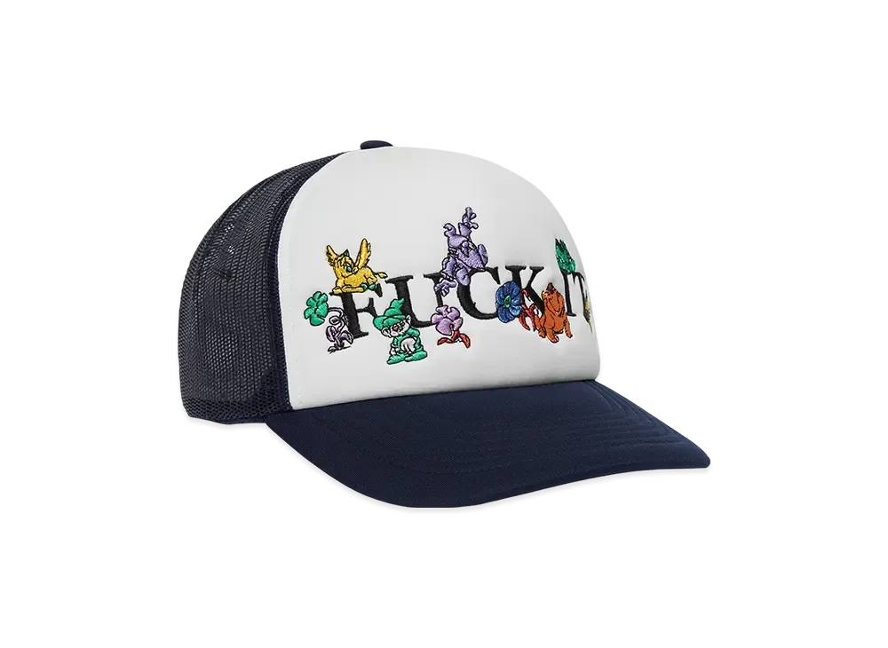 HUF Summer 25 Trip Trucker Hat "Defender Blue"