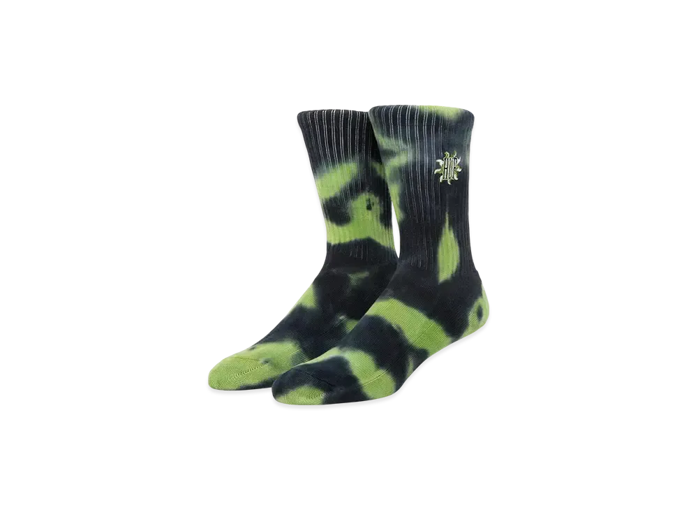 HUF Summer 25 Apollo Tie Dye Socks "Black"