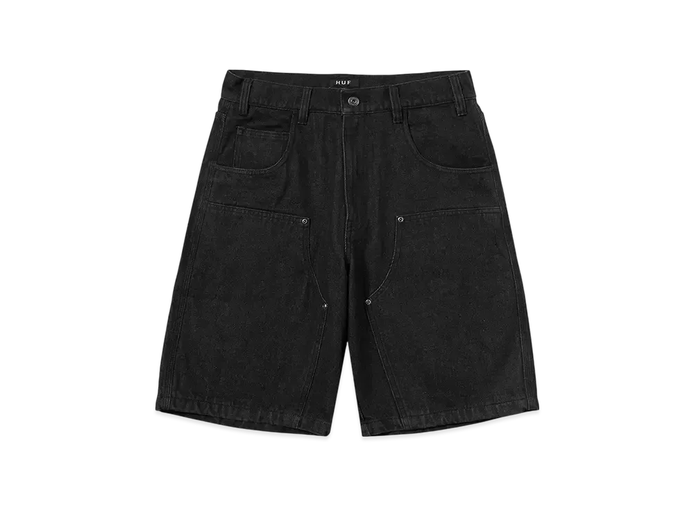 HUF Summer 25 Classic H Double Knee Denim Short "Black Denim"
