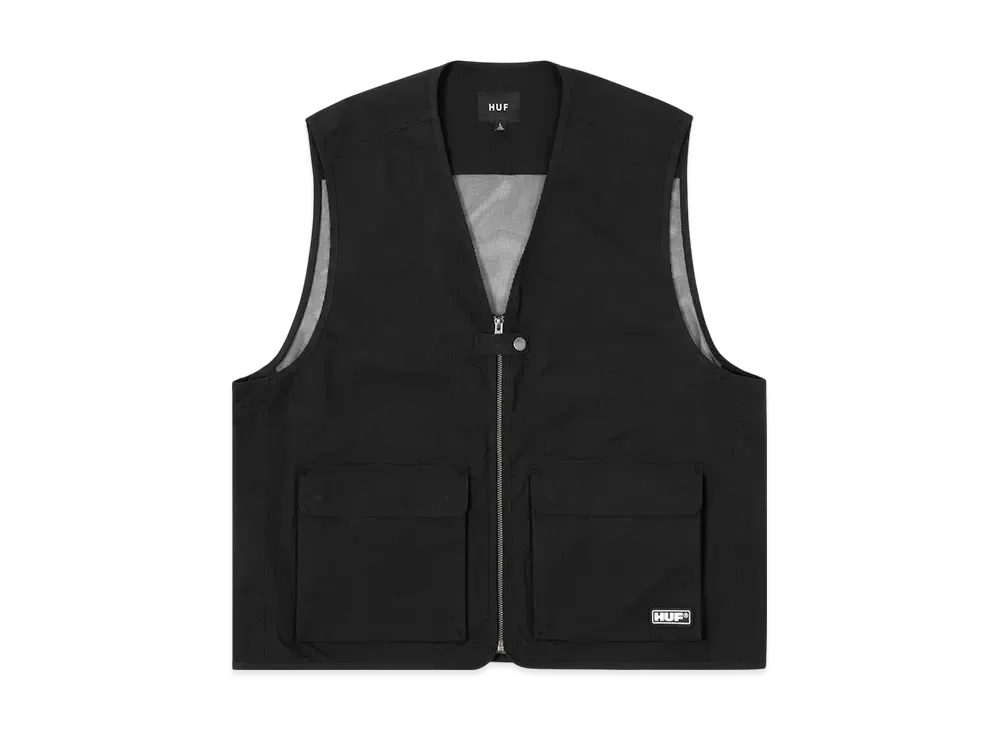 HUF Summer 25 Millennium OD Vest "Black"