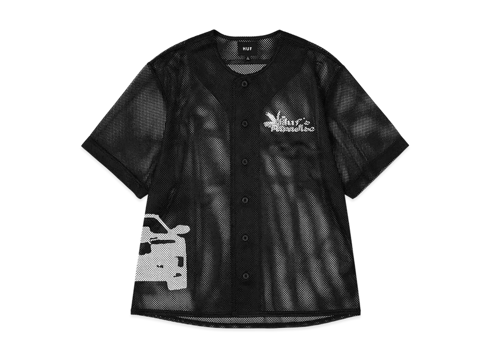 HUF Summer 25 Full Service Baseball Mesh Top "Black"