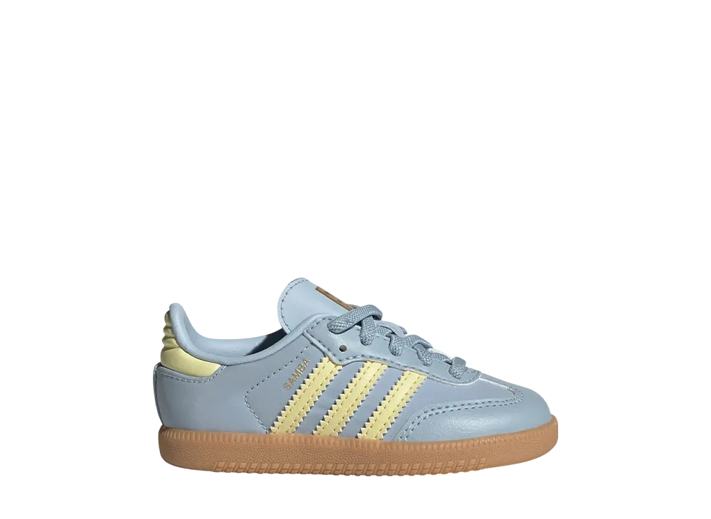 アディダスオリジナルス TD サンバ OG "ワンダーブルー/パウダーイエロー/ガム" (キッズ)