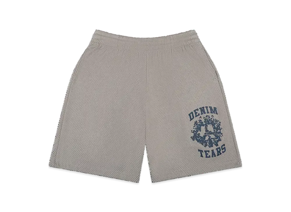 DENIM TEARS Denim University Mesh Shorts "Grey"