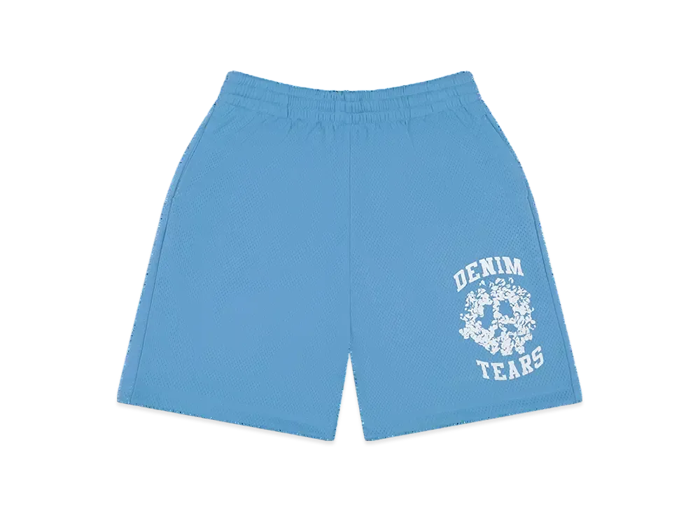 DENIM TEARS Denim University Mesh Shorts "Light Blue"