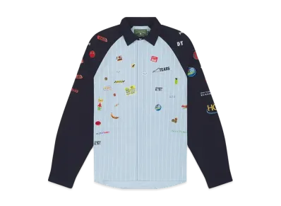 DENIM TEARS Sweet Corner Delivery Shirt "Blue"