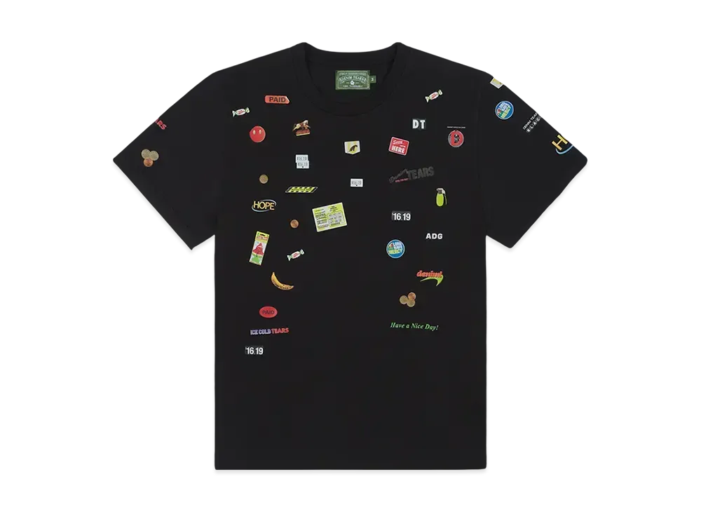 DENIM TEARS Sweet Corner Tee "Black"