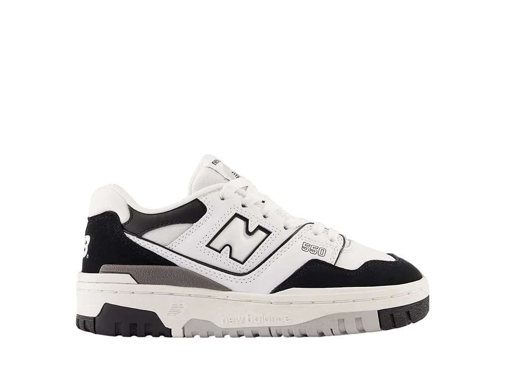 ニューバランス GS 550 "ホワイト/ブラック/レインクラウド" (キッズ)