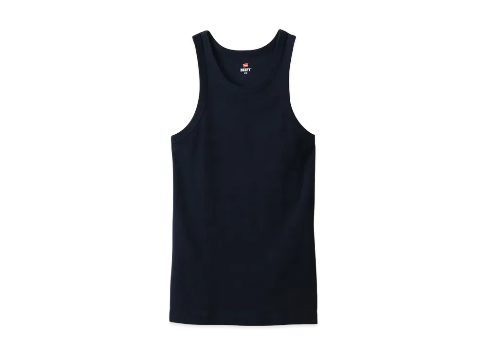 Hanes BEEFY Rib Tank Top "Navy"