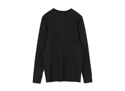 Hanes Thermal Top Crewneck Long Sleeve "Black"