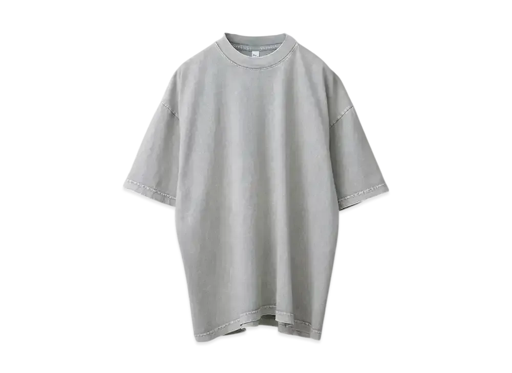 Los Angeles Apparel Garment Dye Short Sleeve Crew Neck T-shirt Mineral Wash "Lime Stone"