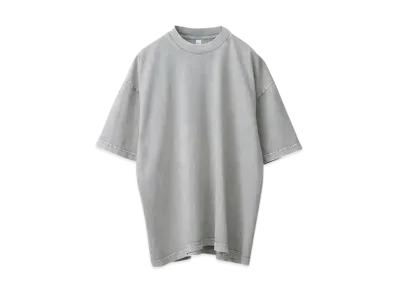 Los Angeles Apparel Garment Dye Short Sleeve Crew Neck T-shirt Mineral Wash "Lime Stone"