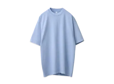 Los Angeles Apparel Garment Dye Short Sleeve Crew Neck T-shirt Mineral Wash "Arctic"