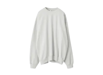 Los Angeles Apparel 14oz Garment Dye Heavy Fleece Crew Neck Pullover Sweatshirt "Cement"