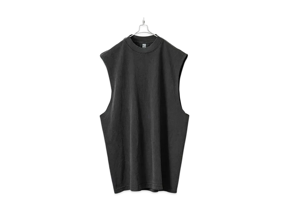 Los Angeles Apparel Garment Dye Sleeveless T-shirt "Black"