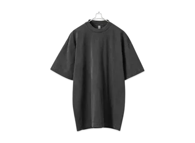 Los Angeles Apparel 6.5oz Pigment Dye Short Sleeve Crew Neck T-shirt "Vintage Black"