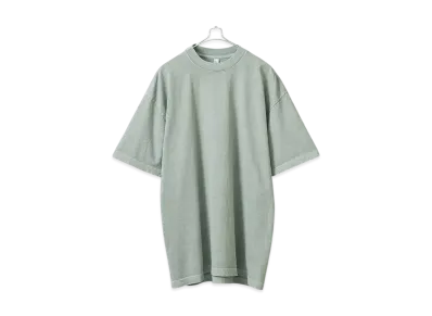 Los Angeles Apparel 6.5oz Pigment Dye Short Sleeve Crew Neck T-shirt "Dark Silver"