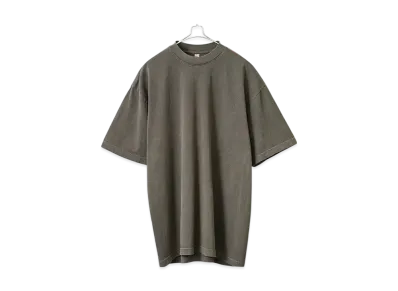 Los Angeles Apparel 6.5oz Pigment Dye Short Sleeve Crew Neck T-shirt "Clove"