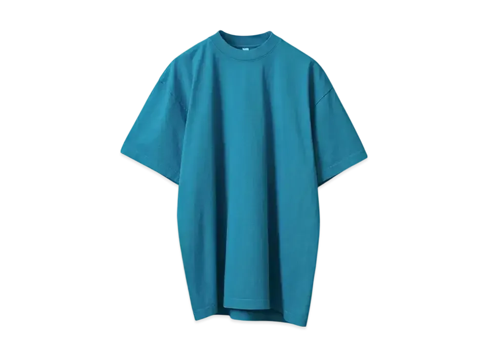 Los Angeles Apparel 6.5oz Garment Dye Crew Veck T-shirt "Dark Teal"