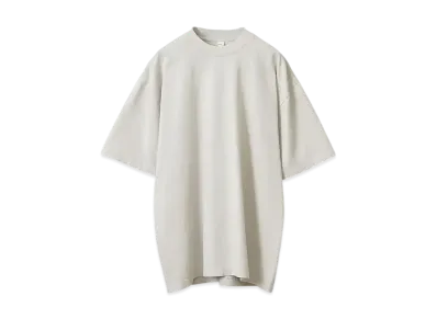 Los Angeles Apparel 6.5oz Garment Dye Crew Veck T-shirt "Cement"