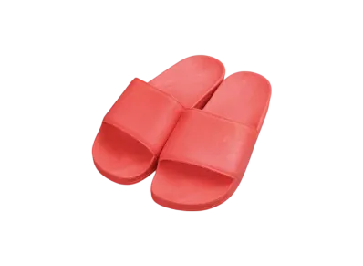 Los Angeles Apparel UNISLIDE Unisex Everyday Slides Sandal "Red"