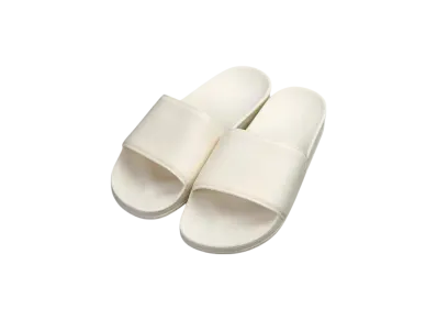 Los Angeles Apparel UNISLIDE Unisex Everyday Slides Sandal "White"