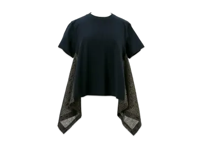 sacai Embroidery T-Shirt "Navy/Khaki"