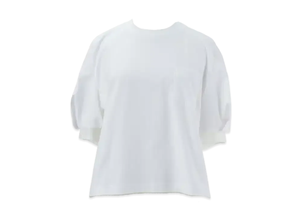 sacai Embroidery T-Shirt "White/Off White"