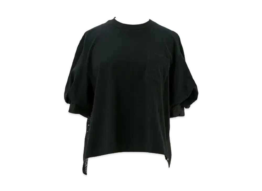 sacai Embroidery T-Shirt "Black/Black"