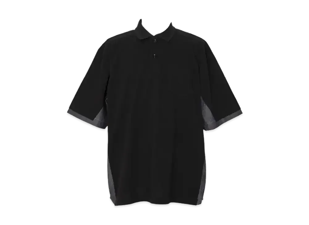 sacai S Pique Polo Shirt ポロシャツ　黒 sacai 22SS S pique polo Shirt Sピケポロシャツ メンズ