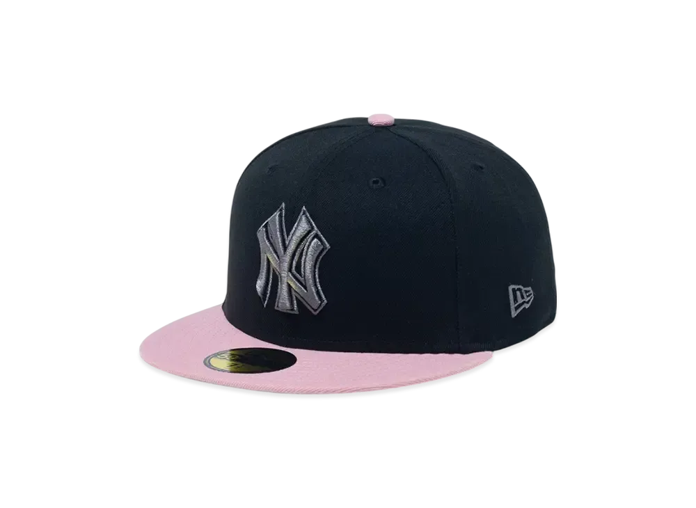 NEW ERA 59Fifty Black Pink New York Yankees "Black/Pink"