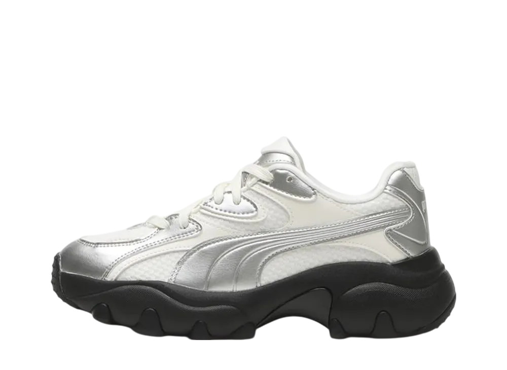 Puma Women's Pulsar Lite Shinmery "Warm White/Puma Silver/Puma Black"