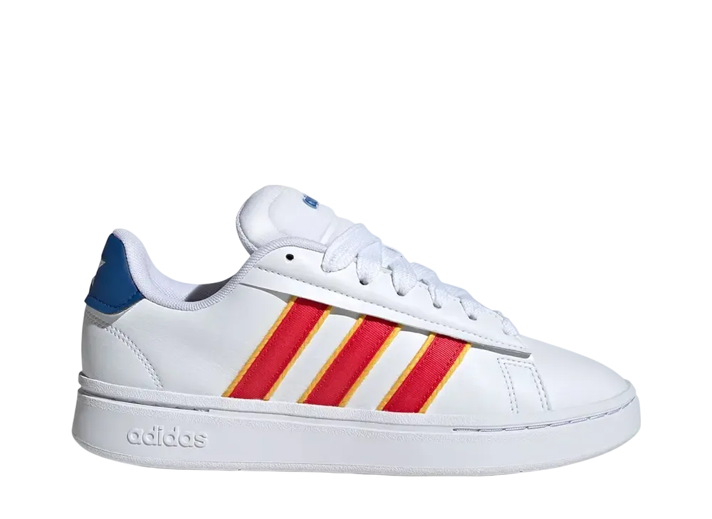 アディダス ウィメンズ グランドコート アルファ 00s "クラウドホワイト/ピュアルビー/ロイヤルブルー"