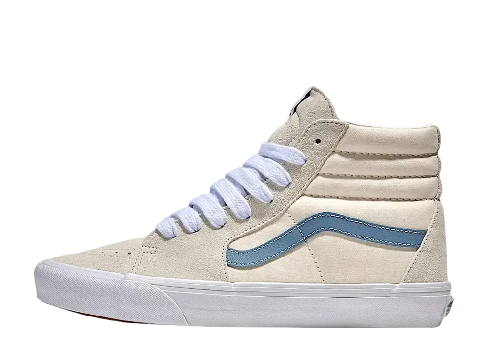 Vans Sk8-Hi "Cream/Citadel Blue"