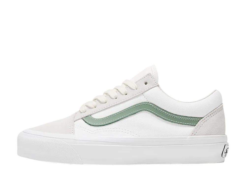 Vans Premium Old Skool "Santorini Blanc White/Basil Green"