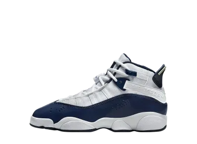 Nike GS Jordan 6 Rings "White/Neutral Grey/Midnight Navy"