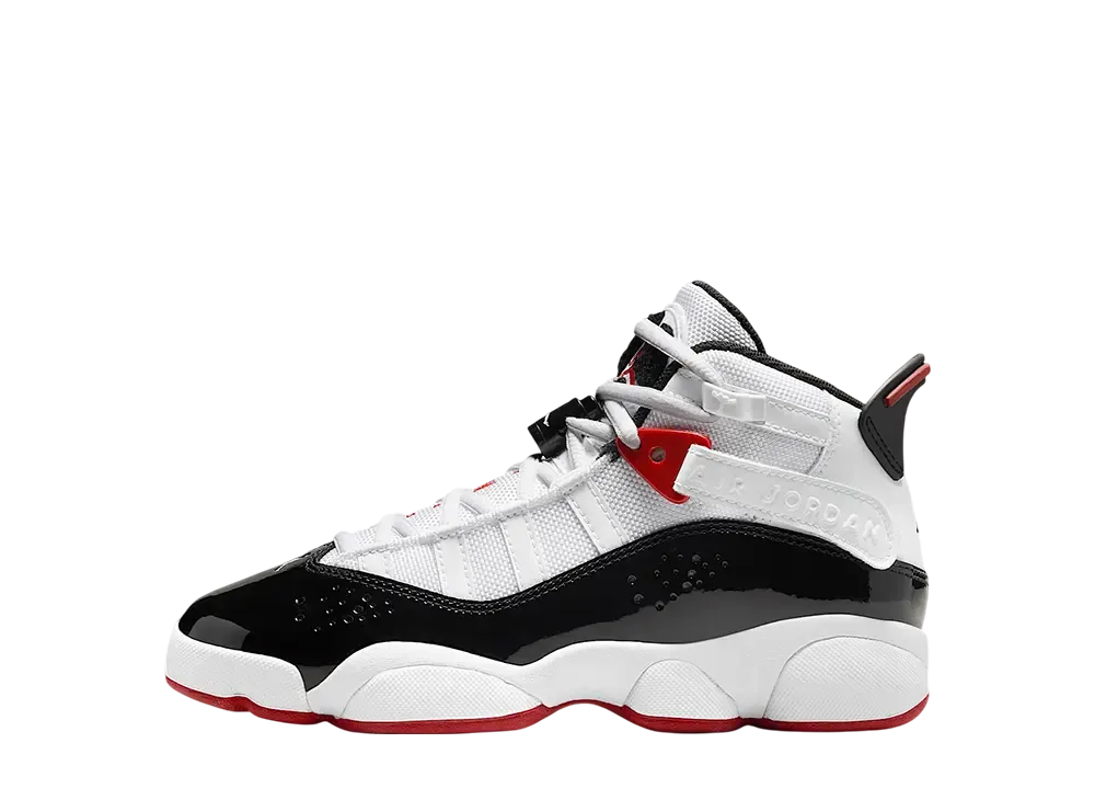 Nike GS Jordan 6 Rings "White/Varsity Red/Black"
