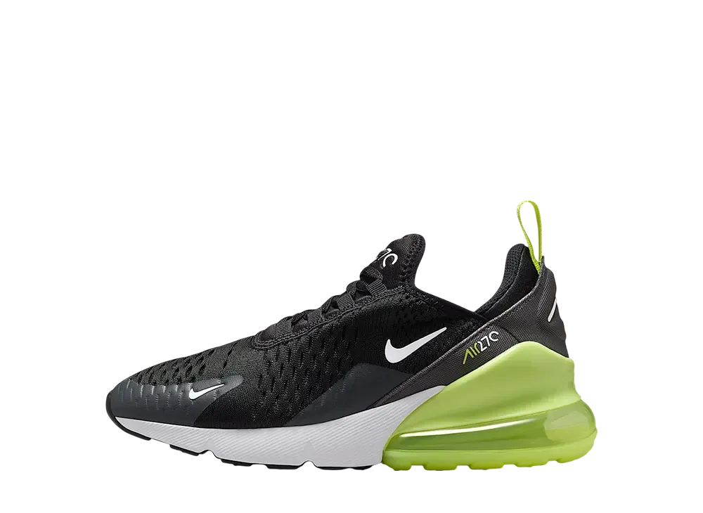 Nike GS Air Max 270 "Light Lemon Twist/Black/Anthracite/White"
